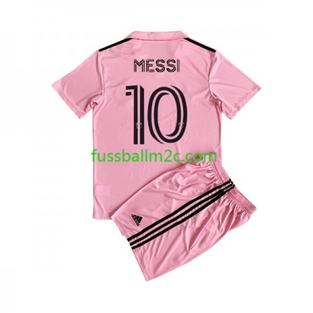 Fußballtrikots Inter Miami Lionel Messi 10 Kinder Heim Trikotsatz 2023